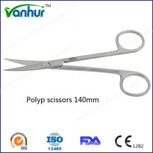 Instrumentos cirúrgicos Otoscopy Polyp Scissors
